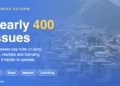 Government identifies nearly 400 issues affecting businesses